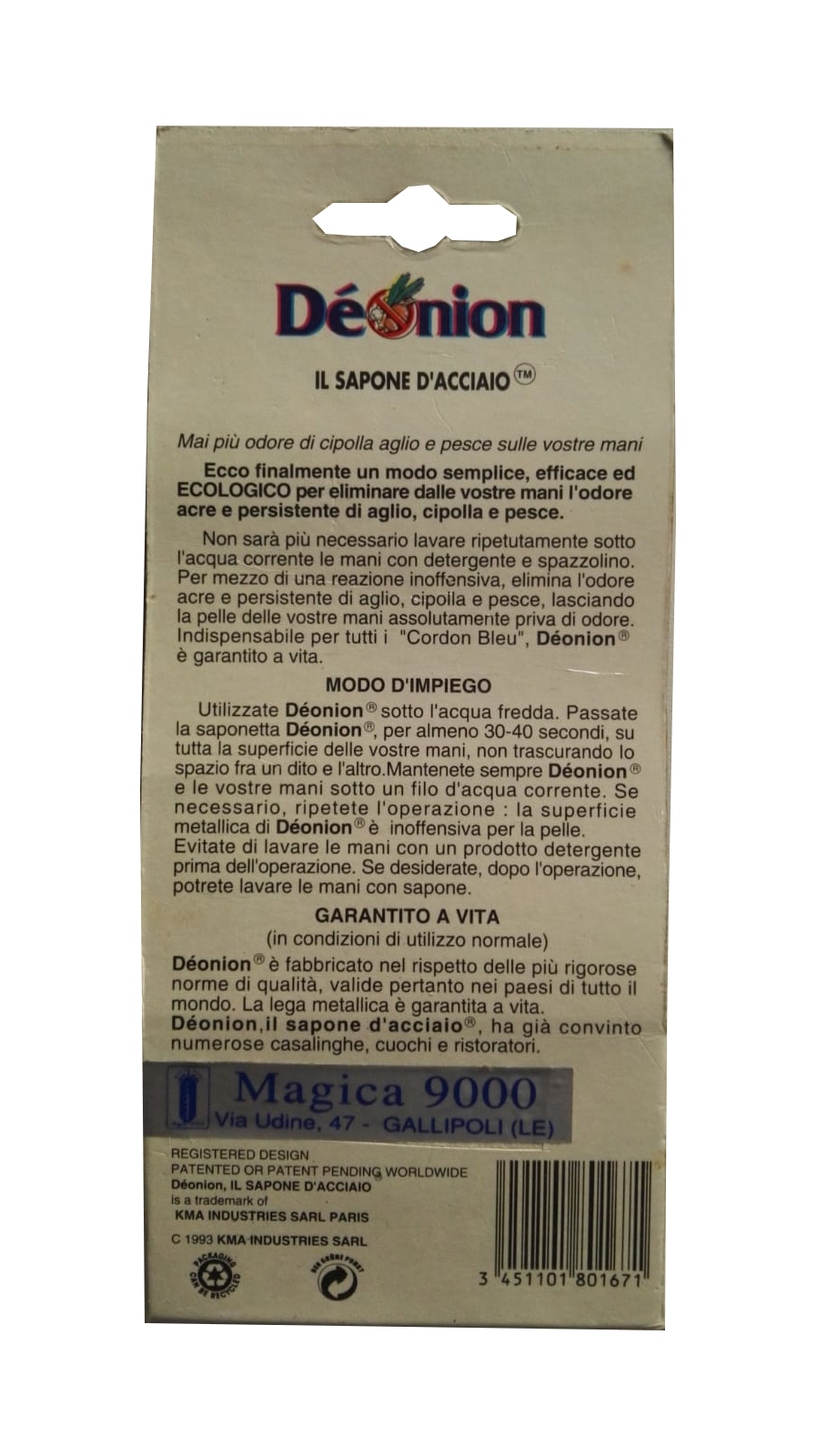 Saponetta in acciaio Déonion - immagine 3