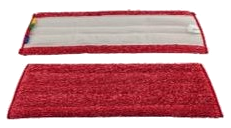 Panno rosso in ultra microfibra